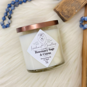 Rosemary Sage & Citrus Soy Based Candle