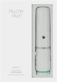 PILLOW TALK FEISTY LUXURIOUS THRUSTING & VIBRATING MASSAGER TEAL
