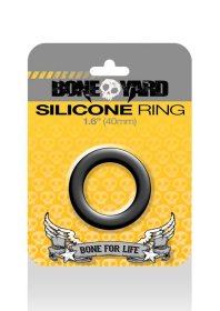 BONEYARD SILICONE RING 40MM BLACK