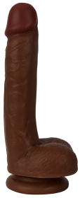 THINZ SLIM DONG 7IN W/BALLS CHOCOLATE