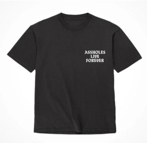 ASSHXLES LIVE FOREVER BLACK & WHITE - XXLARGE