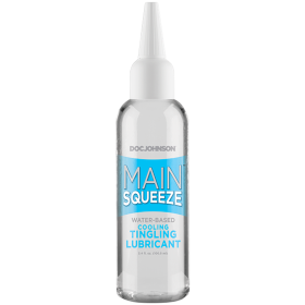 MAIN SQUEEZE COOLING TINGLING WATER BASED LUBRICANT 3.4 OZ