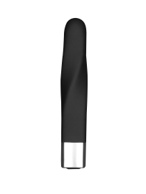 EDONISTA LAYLA SILICONE TWIST BULLET VIBRATOR BLK