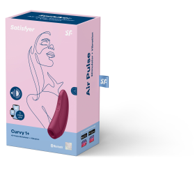 SATISFYER CURVY 1+ ROSE RED W/ APP (NET)
