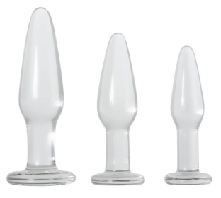 (D)ADAM & EVE GLASS ANAL TRAIN TRIO