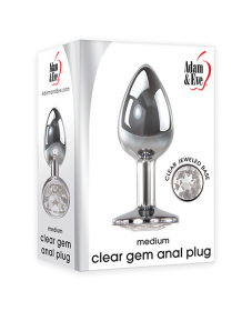 (D)ADAM & EVE CLEAR GEM ANAL P MEDIUM