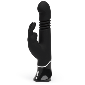 FIFTY SHADES OF GREY GREEDY GIRL RECHARGEABLE THRUSTING G-SPOT RABBIT VIBRATOR