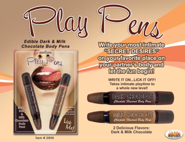 (D)CHOCOLATE PLAY PENS 2 PACK