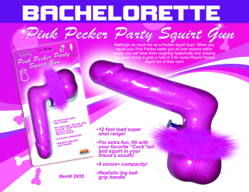 PINK PECKER PARTY SQUIRT GUN
