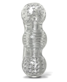 THE 9S CLEAR STROKE THREEWAY MASTURBATOR