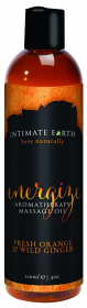 INTIMATE EARTH ENERGIZE MASSAGE OIL 4OZ