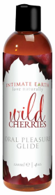 INTIMATE EARTH WILD CHERRIES GLIDE 4 OZ