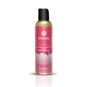 (D) DONA MASSAGE OIL FLIRTY BLUSHING BERRY 3.75 OZ