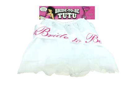 BRIDE TO BE TUTU WHITE
