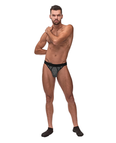 PEAK PERFORMANCE SPORT JOCK GREY/BLACK S/M