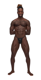 LIQUID ONYX POSING STRAP BLACK O/S
