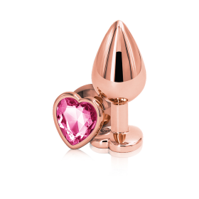 REAR ASSETS ROSE GOLD HEART MEDIUM PINK