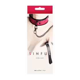 SINFUL 2IN COLLAR PINK