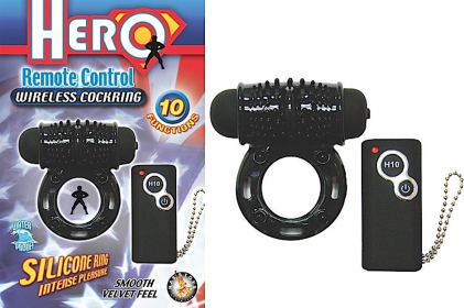 (WD)HERO REMOTE WIRELESS COCKRING BLACK