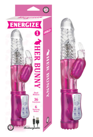 ENERGIZE HER BUNNY 1 PINK RABBIT VIBRATOR