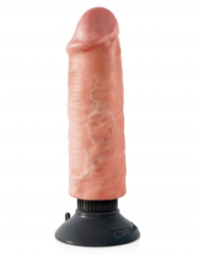 KING COCK 6 IN COCK FLESH VIBRATING