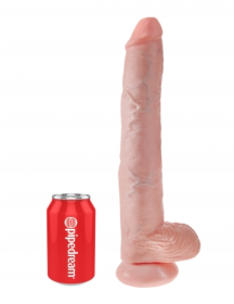 KING COCK 14 IN COCK W/BALLS LIGHT