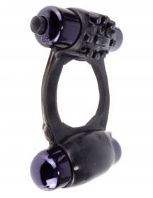 FANTASY C RINGZ DUO VIBRATING SUPER RING BLACK
