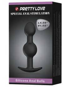 PRETTY LOVE SILICONE ANAL BALLS