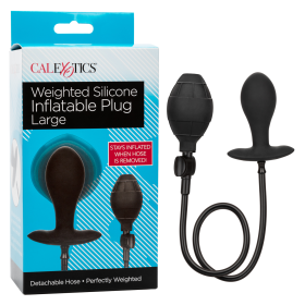 (WD)WEIGHTED SILICONE INFLATAB PLUG LARGE
