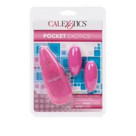 POCKET EXOTICS DOUBLE PINK PASSION BULLET