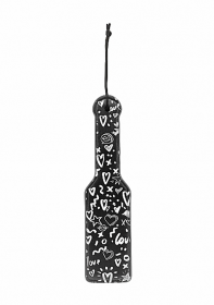 LOVE STREET ART FASHION PRINTED PADDLE BLACK