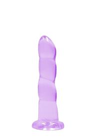 REALROCK NON REALISTIC DILDO W SUCTION CUP 7IN PURPLE