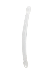 REALROCK NON REALISTIC DOUBLE DONG 17IN TRANSPARENT