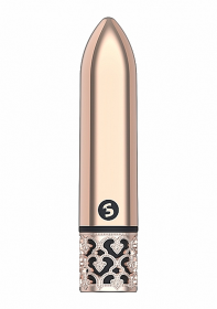 ROYAL GEMS GLAMOUR ROSE ABS BULLET RECHARGEABLE