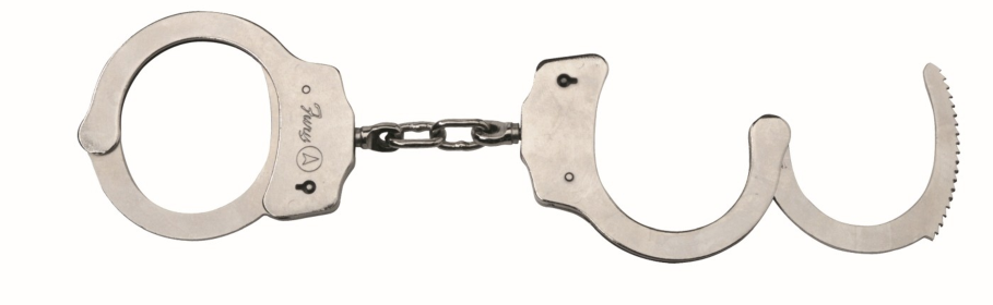 NICKEL DUAL LOCKING HANDCUFFS