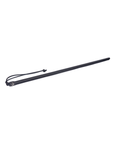 24 LEATHER WRAPPED CANE BLACK "
