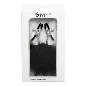 SEX & MISCHIEF FEATHERED NIPPLE CLAMPS