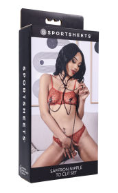 SAFFRON NIPPLE TO CLIT SET