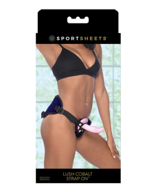 SPORTSHEETS LUSH COBALT STRAP ON