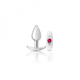 CHEEKY CHARMS BUTT PLUG SET IRIDESCENT/ BRIGHT PINK