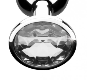 BOOTY SPARKS CLEAR GEM LARGE ANAL PLUG