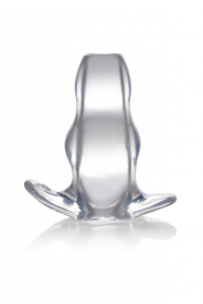 MASTER SERIES CLEAR VIEW HOLLOW ANAL PLUG MEDIUM