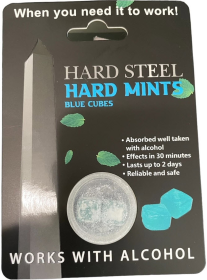 Hard Steel Hard Mints (Color: Blue, size: 0.2oz)