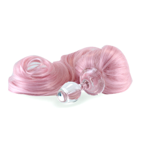 Classic Short - Small Bulb Ponytail Plug - 5 Colors (Color: Pink)