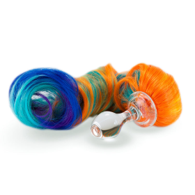 Classic Short - Small Bulb Ponytail Plug - 5 Colors (Color: Primary 5-color)