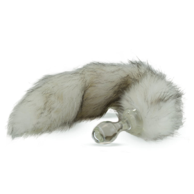 Classic Short - Small Bulb Faux Fur Tail Plug - 9 Styles (Color: Husky)