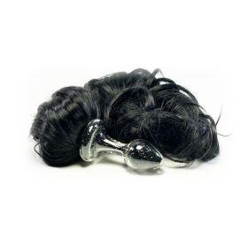 Sparkle Ponytail Plug - 4 Styles (Color: PT Black)