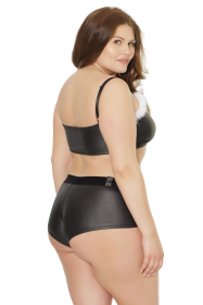 Mystic Blossom Chemise (Color: Black, size: l)